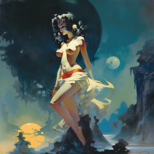 She who stands in the ruins