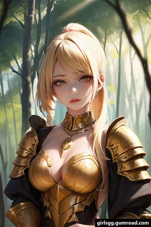 Bella Armored and Majestic A Forest Beauty - hentai - ecchi - busty - big boobs - fantasy