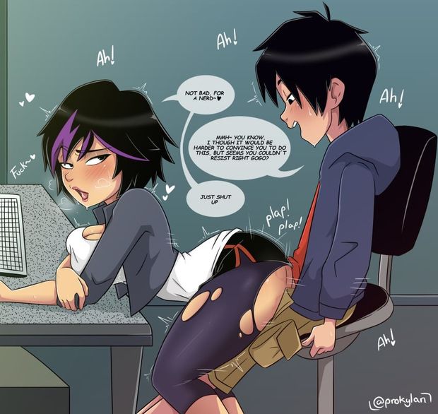 Gogo letting hiro fuck her