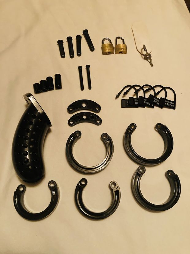 It takes commitment to wear a chastity cage
