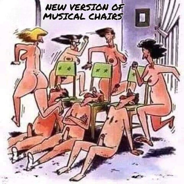 Musical chairs adult style