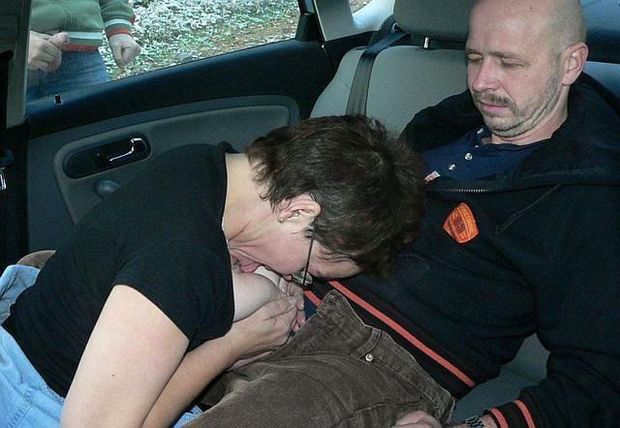 Your wife blowing a co-worker in his car