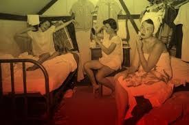 Camp Jews waking up to sell their bods another day.