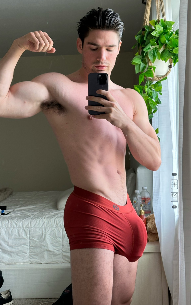 Freeballing selfie