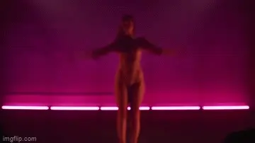 Nude on stage