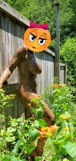 Dirty hotwife in the backyard