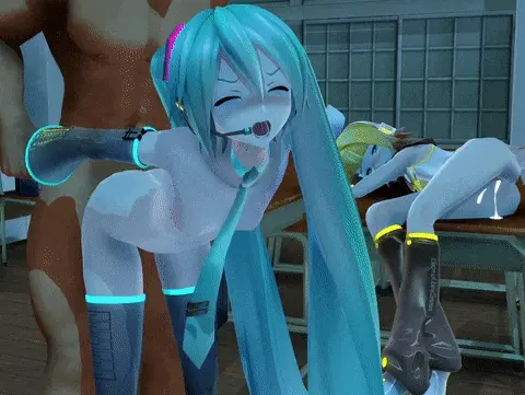 Miku Rin sex - Lost One Lovers MMD by 鉄壁ライン (iwara)
