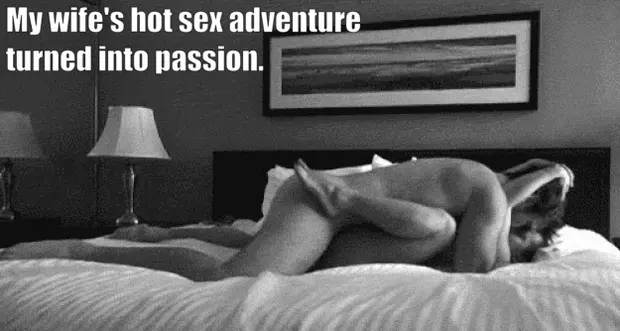 The wife got more passionate with her bull than she expected.