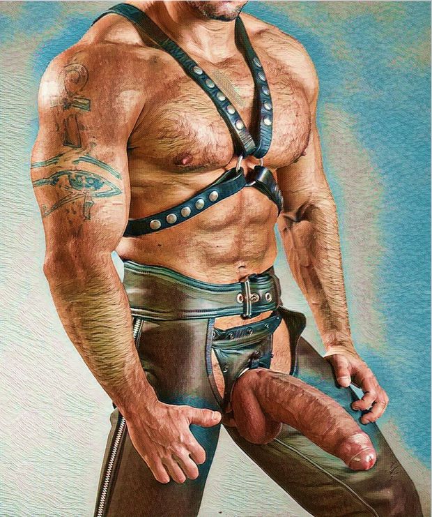 leather and cock