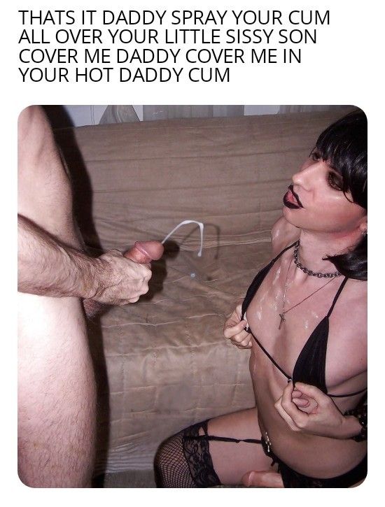 I'd love to coat his sissy face with daddys cum
