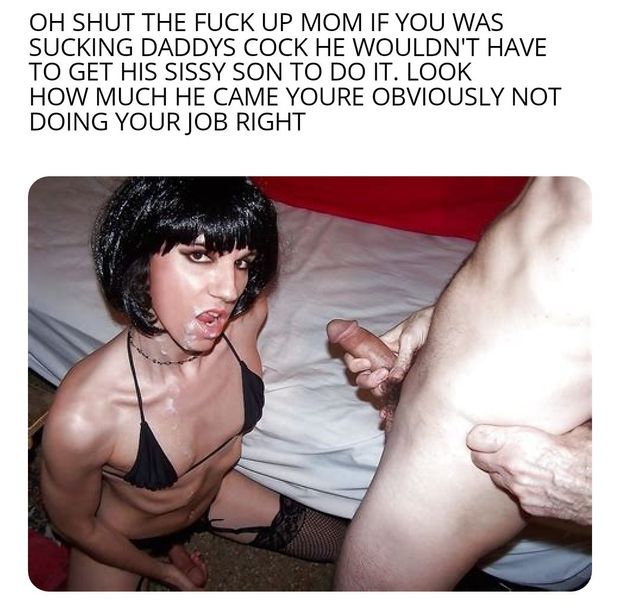 My son sucks daddys COCK better anyway