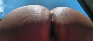On my tight tan hole