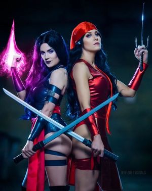 Elektra & Psylocke cosplay