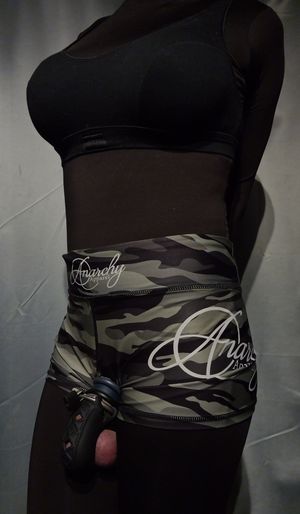 caged crossdresser sissy appareal yoga lingerie