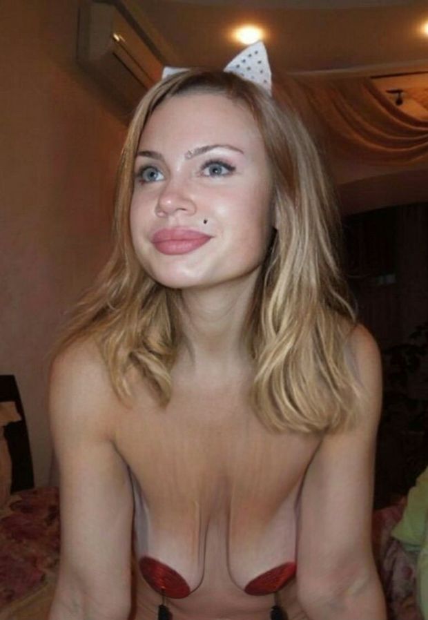 Mature with Saggy tits