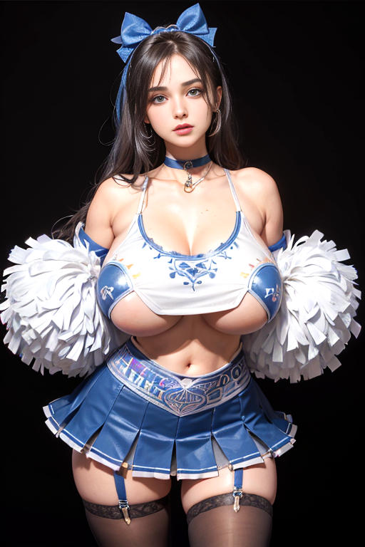 AI ART | Busty Cheerleader 1