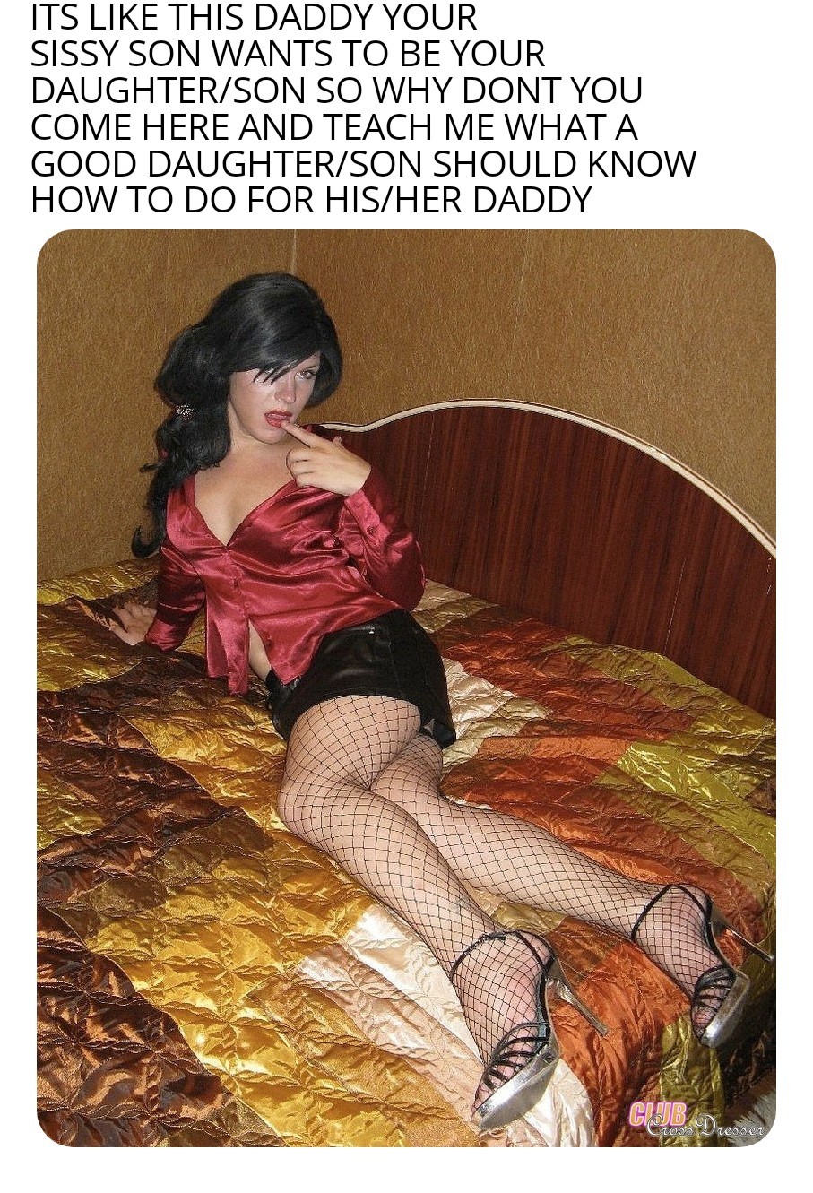 Don't worry sissy daddy will teach you everything you need to know about daddy cock
