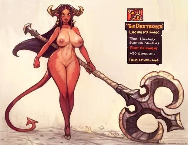 Sexy Demon gall 'Bel' by cyancapsule