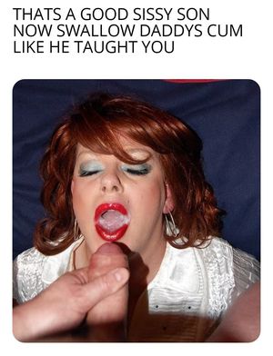 I want to drop a load in his sissy mouth next