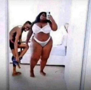 Even skinny guys love big women…