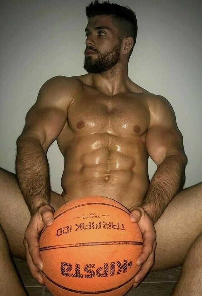Muscle jock blocked by ball