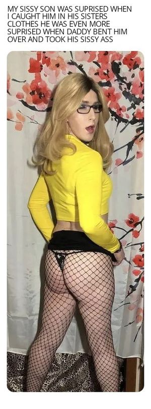 Daddy couldn't help it with a cute sissy ass like that