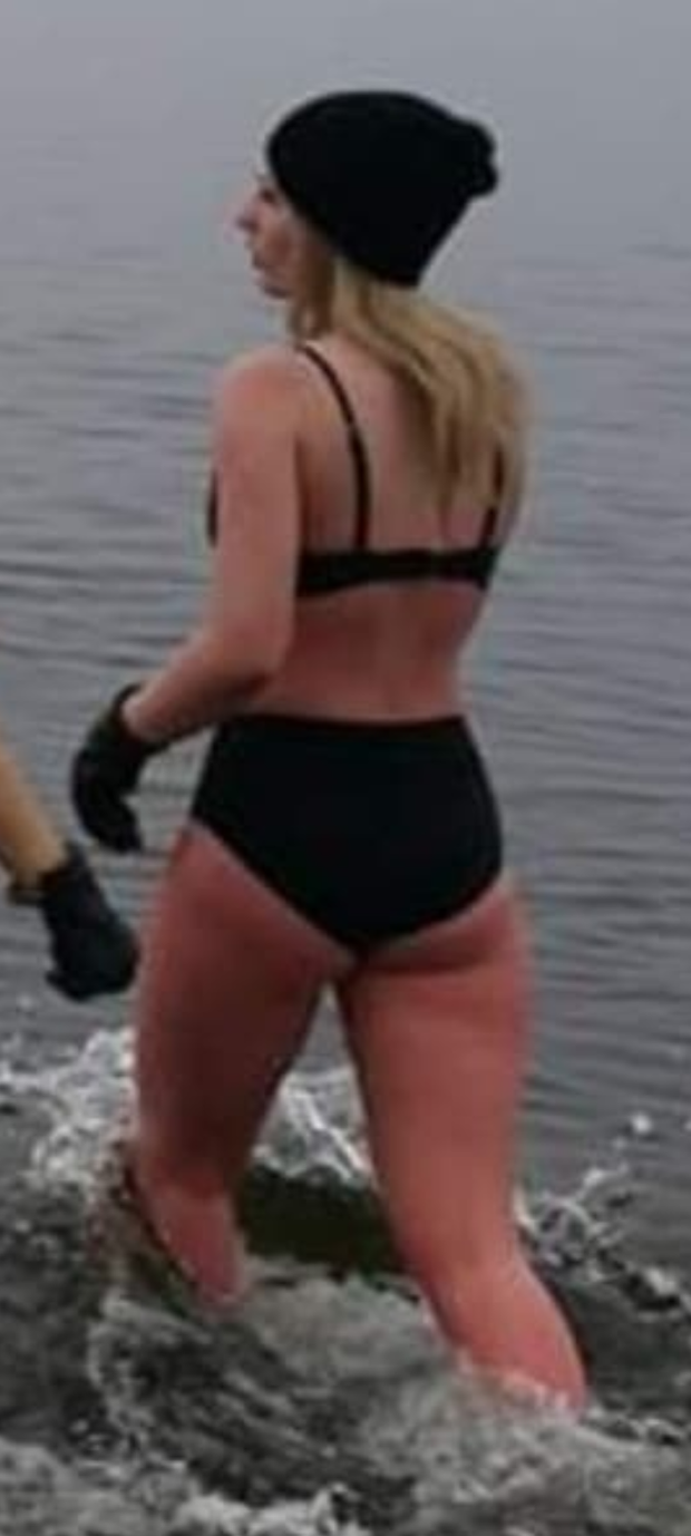 Blonde bikini