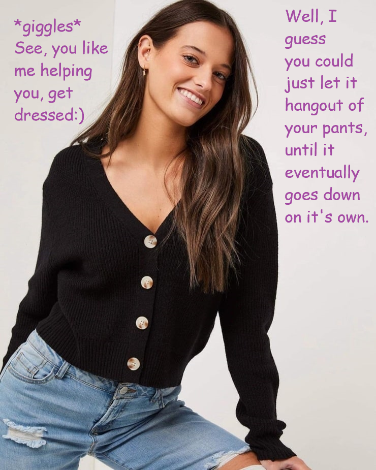 Getting dressed