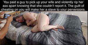 Drunk wife gets more than she bargained for, and falls into the trap.