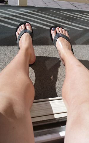 Fresh Shave And Oiled Up To Tan