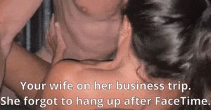 Did she really forget to hang up?