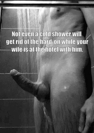 You're hard the entire time she's fucking him.