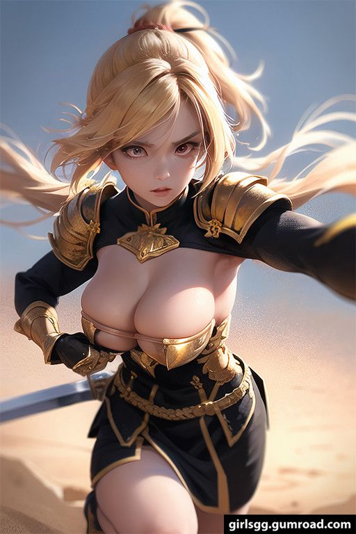 Bella Is Serious And Goes For Target - Hentai - Ecchi - NSFW- SFW - Big Breasts - Big Tits