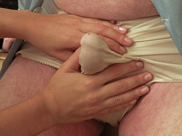 Suck thru Panties