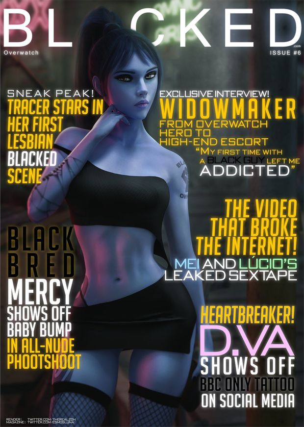 Overwatch Widowmaker Blacked