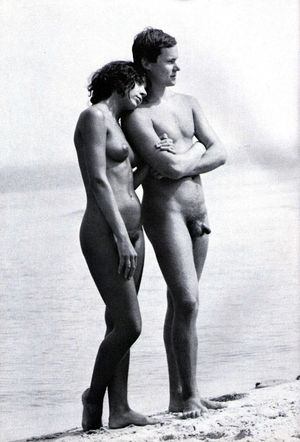 Nude Couple at Beach