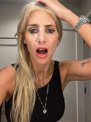 Blonde cumslut