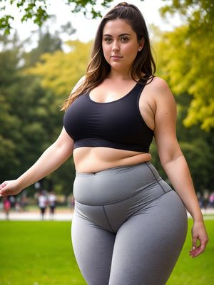 Hot new momAi working out