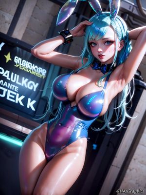 AI ART | Latex Bunny 2