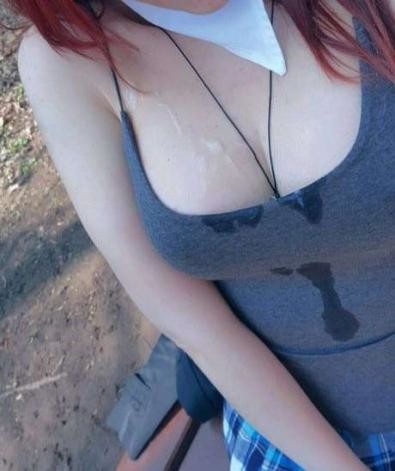 One of my friends dared me to suck his dick while in the park and I ended up with my boobs and face covered with cum