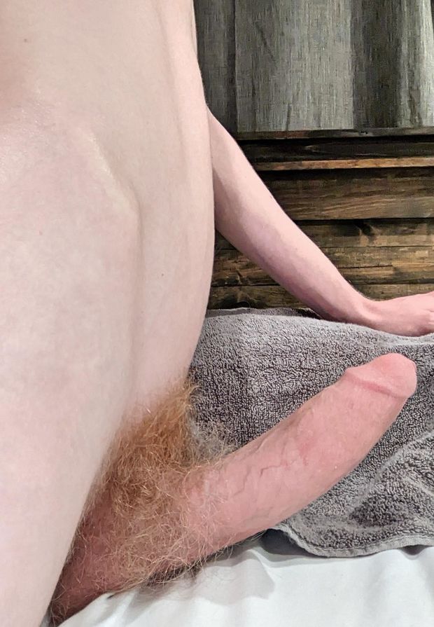 I went crazy at a sex party on this hard, ginger cock! Yum!