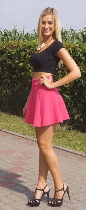 Pink skirt