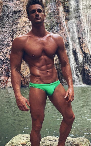 The infamous green speedo