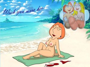 Lois fantasizing a threesome with Francine and me
