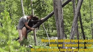 Mom and I have been searching for a place where I can finally knock her up. Today, we found it