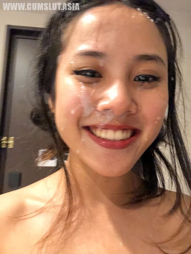 Adorable Asian Teen Cum Facial