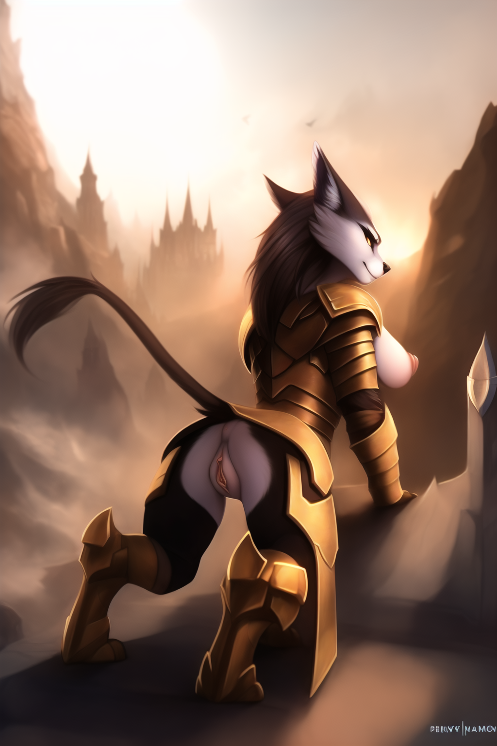 Prowling the cliffs