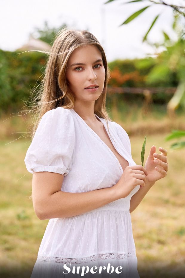 Yana in the garden