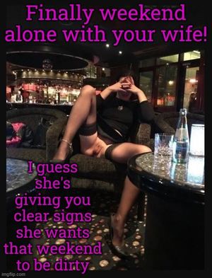 Out with naughty wife