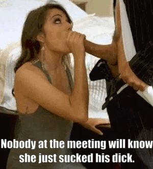 They always duck out at lunch break and go back to her hotel room.